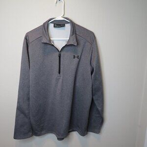 Under Armour 1/4 Zip Fleece Lined Pullover Size Large